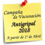 Campaña de vacunación ANTIGRIPAL 2018