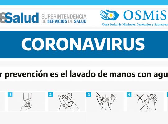 Banner coronavirus lavado de manos