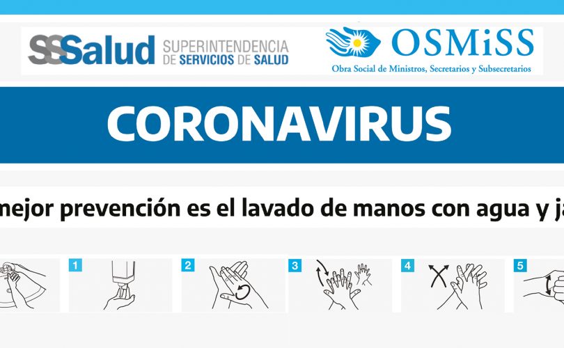 Banner coronavirus lavado de manos