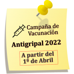 Campaña de vacunación ANTIGRIPAL 2022