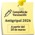 Campaña de vacunación ANTIGRIPAL 2026